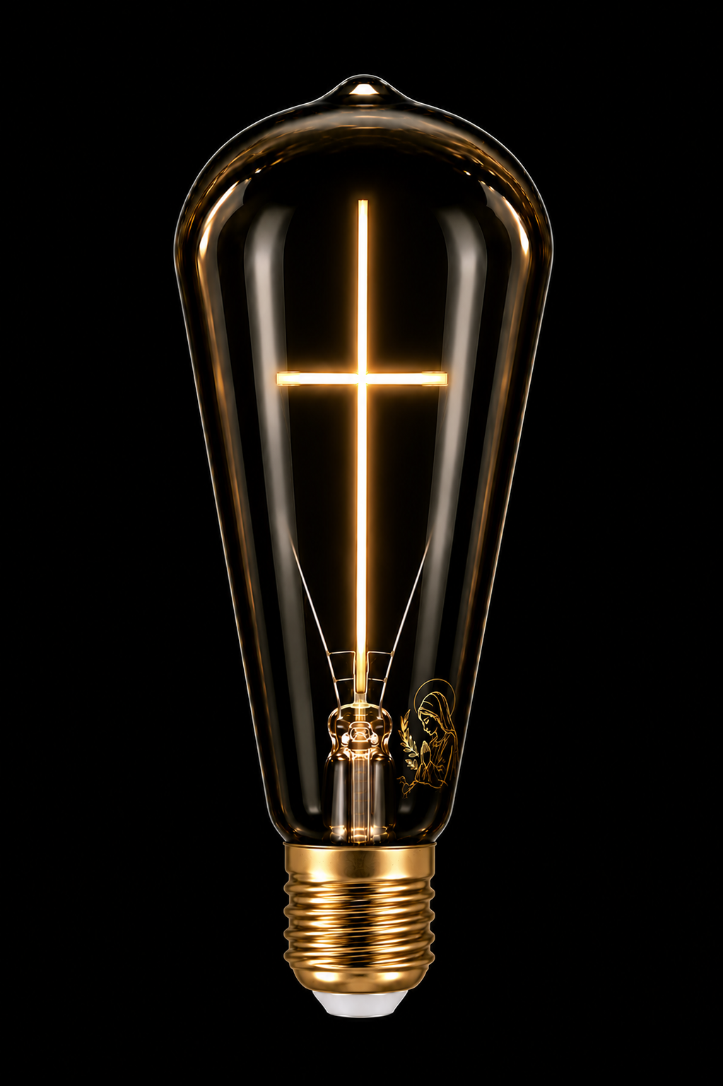 Early Bird 2 Pack Base Down Light of The World Illuminated Cross